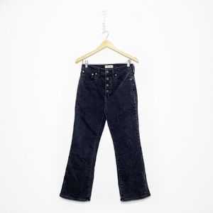 MADEWELL Cali Demi Boot Jeans Bellspring Wash Button front Edition AA897 29